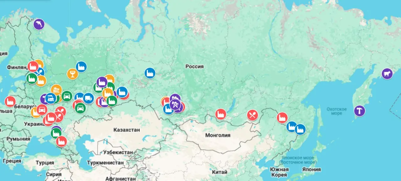 На карте собраны случаи остановок производств, массовых увольнений, задержек зарплат и переводов на неполный рабочий день — с начала 2026 их уже больше, чем за весь 2025 год.