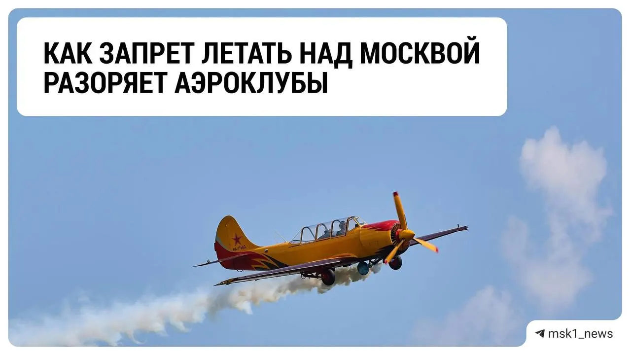 В Подмосковье аэроклубы сталкиваются с кризисом: доходы снижаются, ограничение полетов продлевается в рамках мер против дронов.